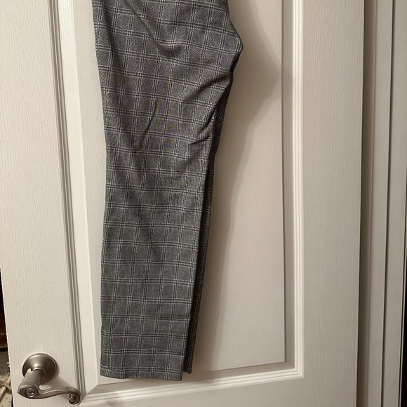 Straight Leg Checkered Trouser Pants - Picture 3 of 3
